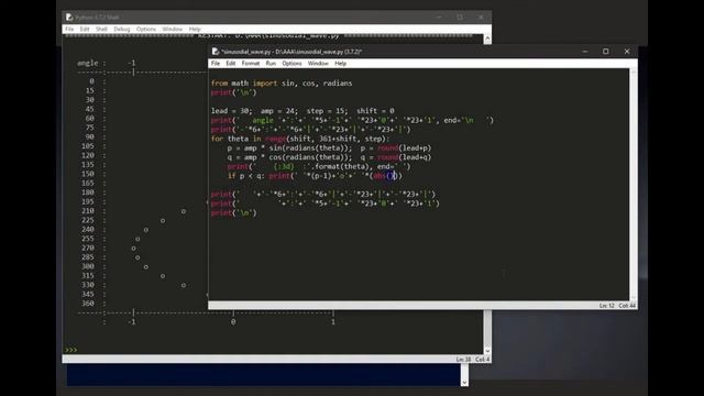 Python Programming for Fun - sinusodial wave 03 смотреть онлайн