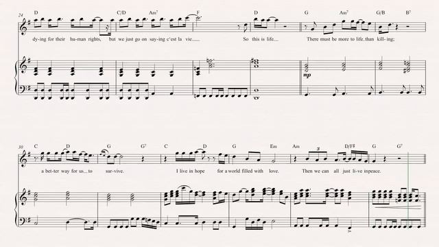 Flute - There Must Be More to Life Than This - Queen Sheet Music, Chords, & Vocals смотреть онлайн