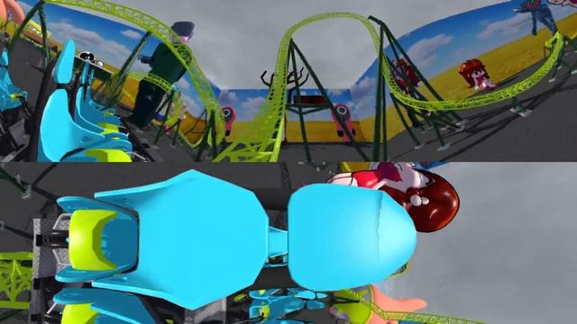 360° VR SQUID GAME / Huggy Wuggy / FNF - ROLLER COASTER смотреть онлайн