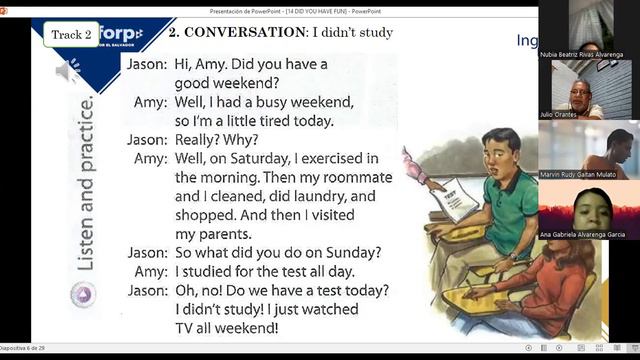 SESION 9-13-11-2023-FI-REGA-128-LOPEZ-SIMPLE PAST STATEMENTS, REGULAR VERBS смотреть онлайн