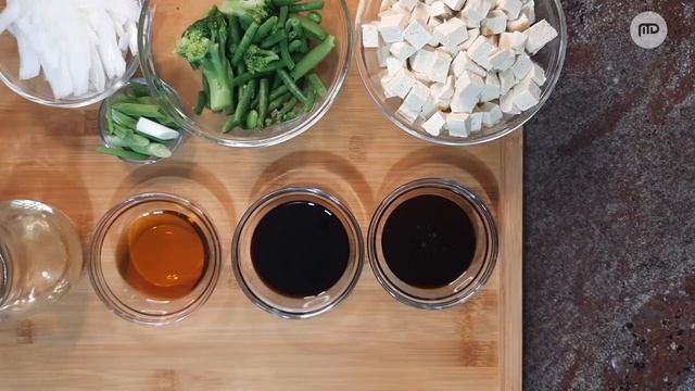 Рагу с тофу и зелеными овощами (vegan Food)