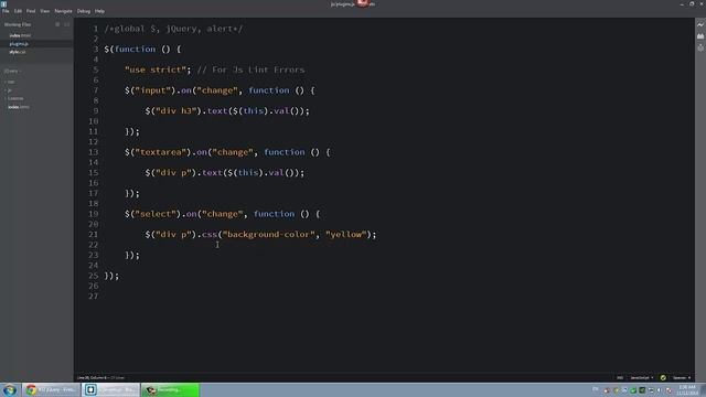 [ jQuery In Arabic ] #32 - Events Reference - Change смотреть онлайн