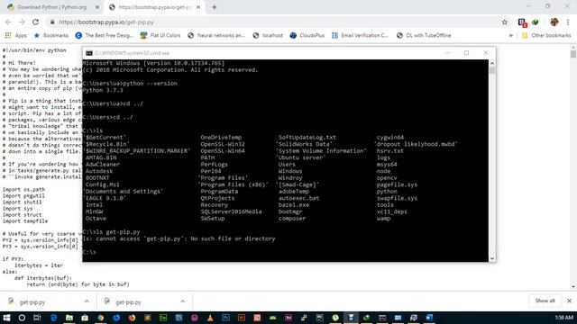 1. Installation of python and PIP on windows 7,8,10 смотреть онлайн