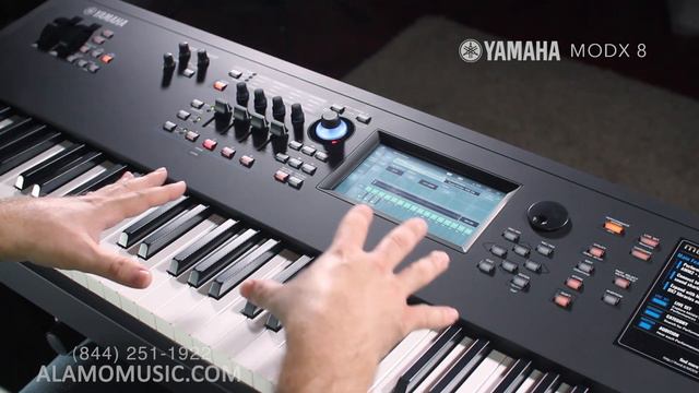 Yamaha MODX8 Performance Synthesizer - Demo/Tutorial смотреть онлайн