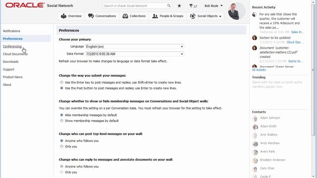 Controlling Who Can Post to Your Wall in Oracle Social Network (Release 10) смотреть онлайн