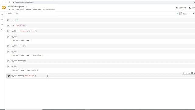 Data Types Lesson 4 (Lists) смотреть онлайн