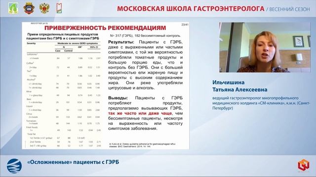 Ильчишина Т. А. «Осложненные» пациенты с ГЭРБ