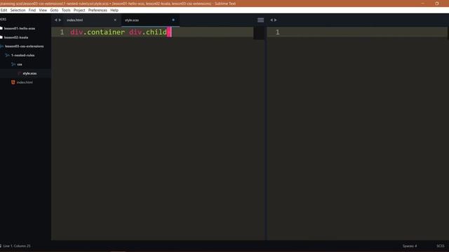 5. CSS Extensions : Nested Rules смотреть онлайн