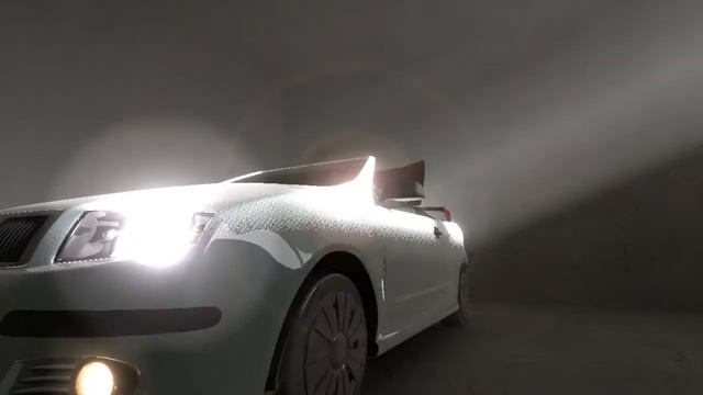 Skoda Animation done in 3D Studio Max Huddersfield 3D Product Transport Design смотреть онлайн