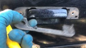 Как снять наружную ручку двери задняя дверь BMW E34