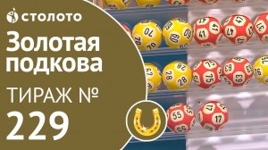 Золотая подкова 19.01.20 тираж №229 от Столото