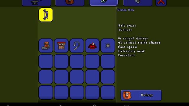 How to "REFORGE" in Terraria Mobile! смотреть онлайн