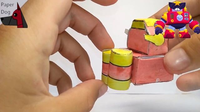 Making paper Surge. Summer of monsters. Paper Art. Papercraft Brawl Stars. DIY Surge смотреть онлайн