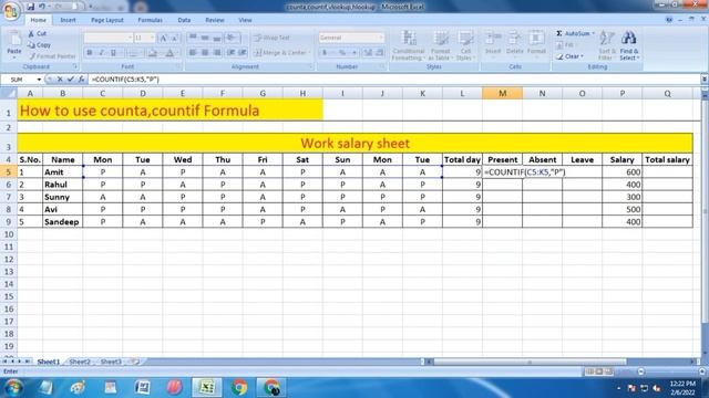 #All Count Formula in Excel | #MS excel counta, #countif formula use in hindi| #How to use COUNT, смотреть онлайн