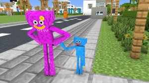 Monster School : Huggy Wuggy's Life - Minecraft Animation