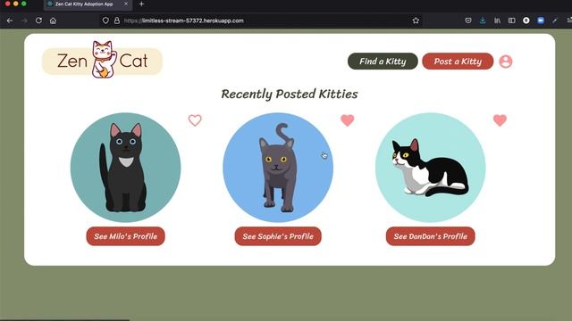 Zen Cat React/ Fullstack App Walkthrough смотреть онлайн