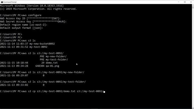 AWS SAA-C02 | How to Copy / Move Files in S3 Bucket using AWS CLI | AWS Labs | OneMinuteLab смотреть онлайн