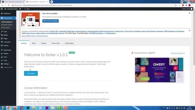 Kicker WordPress Theme Installation: Theme, Child Theme, Plugins, Demo Content смотреть онлайн