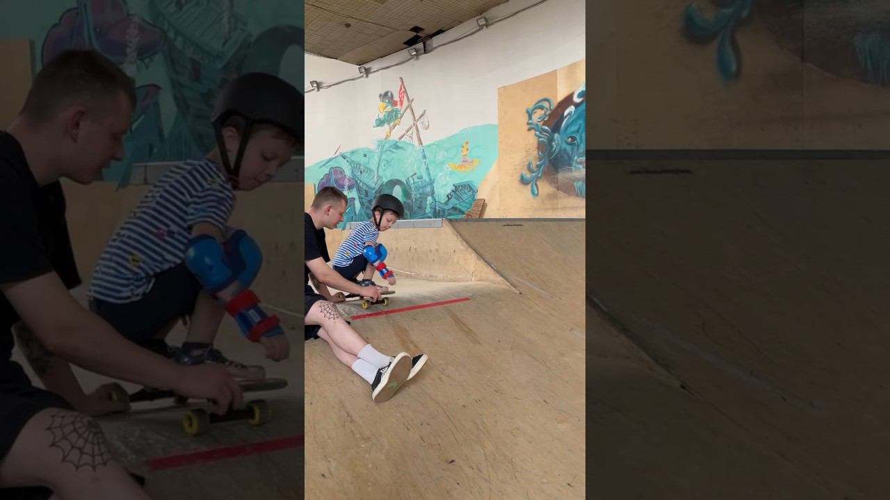 Преодолеть страх волныТренировка по скейту для начинающих. Инструктор Максим Левин смотреть онлайн