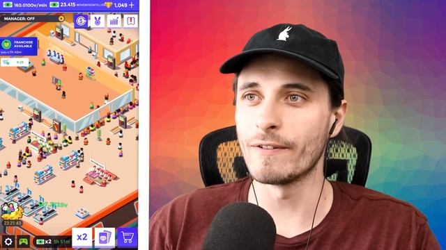 Maxing ALL UPGRADES on Mars in Idle Supermarket Tycoon! смотреть онлайн