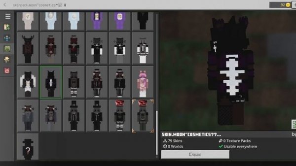 Minecraft HD Cosmetics Pack // 80 Skins