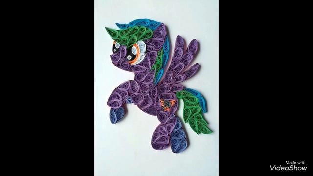 Quilled Unicorn’s ? / Quilling Paper Horse Or Unicorn Crafts For Kids