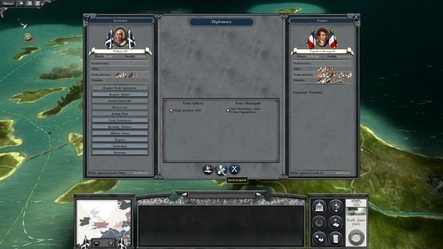 Napoleon Total War- Scotland Campaign Part 1 смотреть онлайн