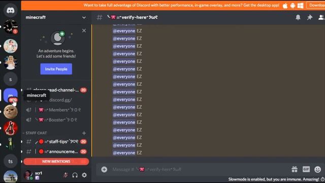 Discord Spam Bot (2K MESSAGES PER MINUTE) - Discord.js