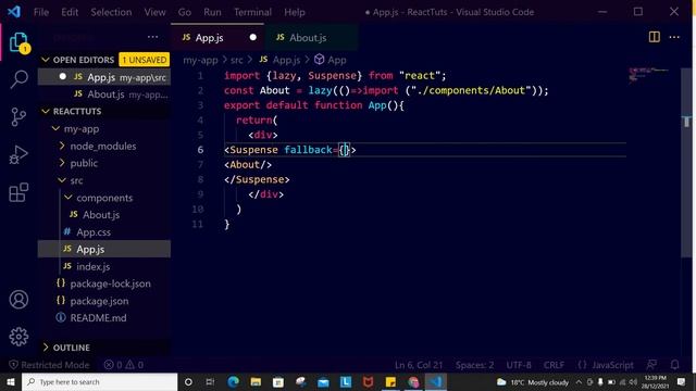 ?? ReactJS Tutorial for Beginners #50 || Lazy loading || Ujjwal Technical Tips смотреть онлайн