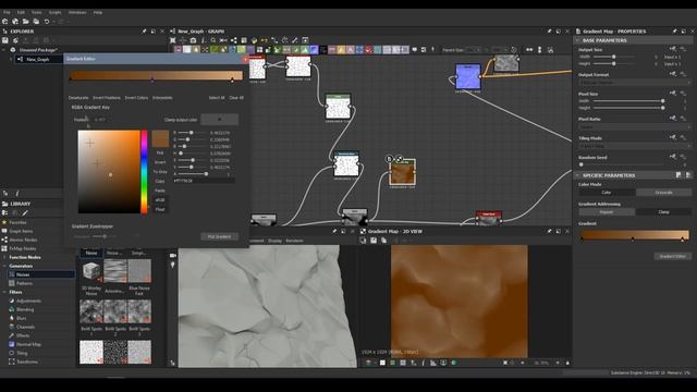 Substance Designer - Stylized Rock with Sand смотреть онлайн