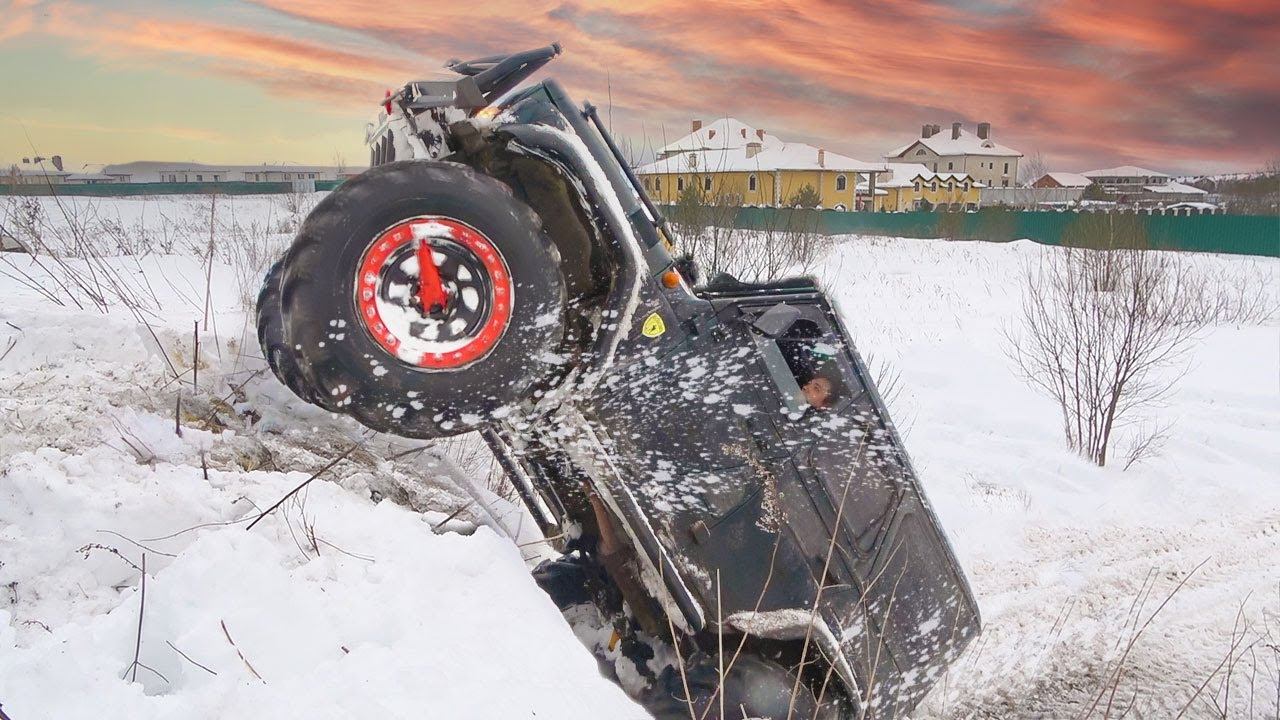 Кто Царь горы Оффроад Заруба на все бабки Что творит УАЗ на порталах и 42 тракторах смотреть онлайн