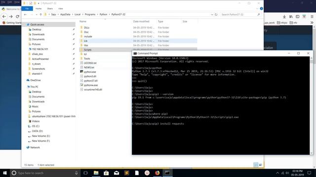 How to Install Python Packages and Modules with pip3 in Windows 10/8/7 смотреть онлайн