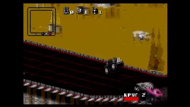 Игры детства - Rock n Roll Racing (Sega) смотреть онлайн