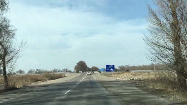 Kazakhstan.  The Roads. Казахстан. Дорога с Кульжинской трассы на бетонную на Чилик.