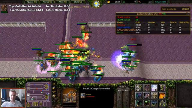 Warcraft 3 | Custom | Custom Hero Line Wars #2 смотреть онлайн