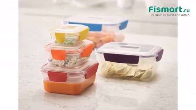 Обзор посуды для кухни | Набор из 5 контейнеров Joseph Joseph Nest Lock: где купить недорого смотреть онлайн