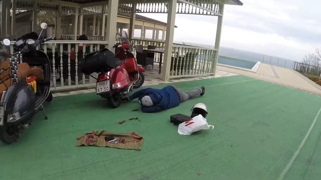 Moscow Vespa Club Anapa - Sochi trip 2017 смотреть онлайн