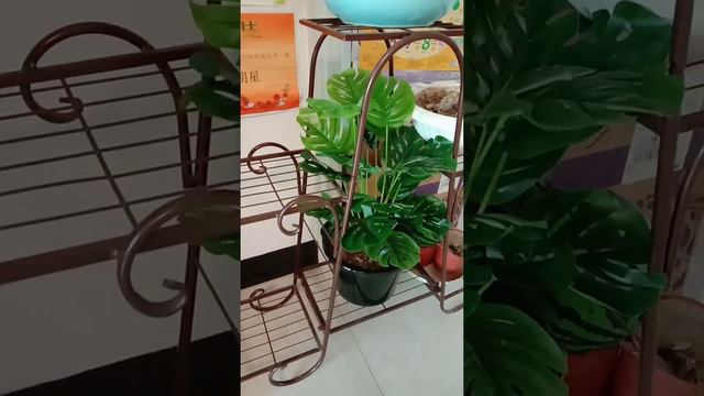How to decorate home with Palm Leaves Artificial | Palm Leaves Artificial Tropical Monstera Plant смотреть онлайн