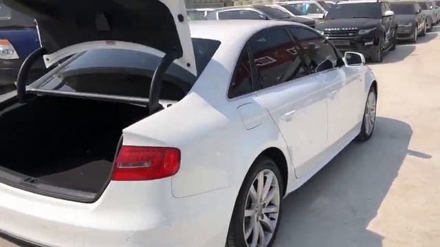 2015 Audi A4 FA012649-White+LEATHER SEATS+Sun Roof+CD Player+Airbag+Radio смотреть онлайн