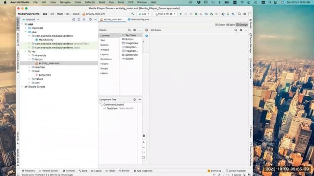 Android Studio Media Player смотреть онлайн