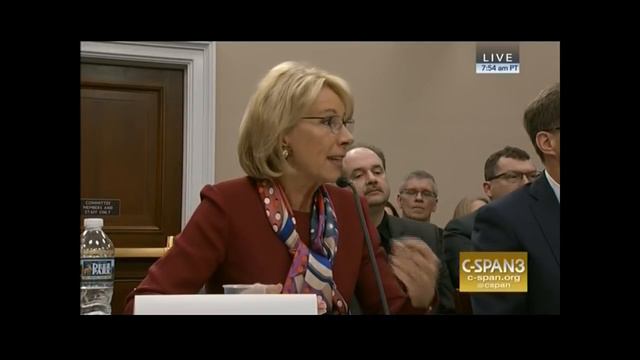 Rep Lee Demands Answers from Ed Sec Betsy DeVos (part 1) смотреть онлайн