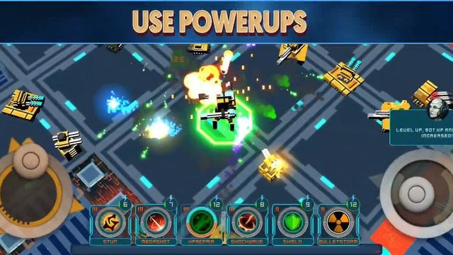Blocky Bot Shooter : Twin Stick Top-Down Shooter Game - Teaser (IOS/Android) смотреть онлайн
