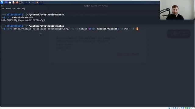 Python Secret POSTing | Natas: OverTheWire (Level 6) смотреть онлайн