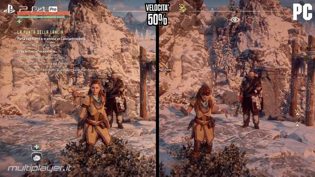 Horizon Zero Dawn PC vs PS4: bellezza a confronto! смотреть онлайн