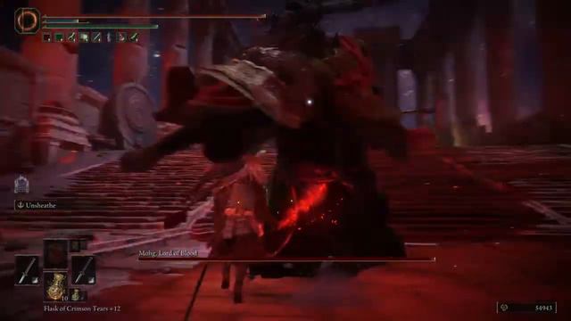 Local Samurai almost kills mohg before he enters second phase смотреть онлайн