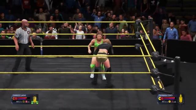 WWE 2K20 NXT WOMEN'S CHAMPIONSHIP CANDICE LERAE VS TAYNARA CONTI смотреть онлайн