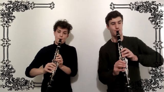 Claribros | Bernhard Crusell - Clarinet Duo No. 1 II. Poco Andante