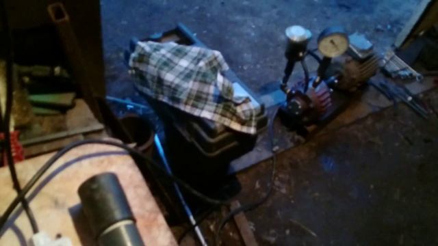 Вакуумный насос НВ-12. Пробный запуск смотреть онлайн