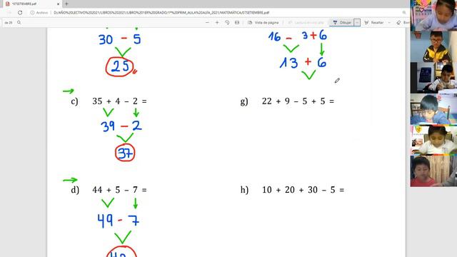 Operaciones Combinadas (Sin Paréntesis y Con Paréntesis) - Matemática 1er grado - Aula Alfa смотреть онлайн