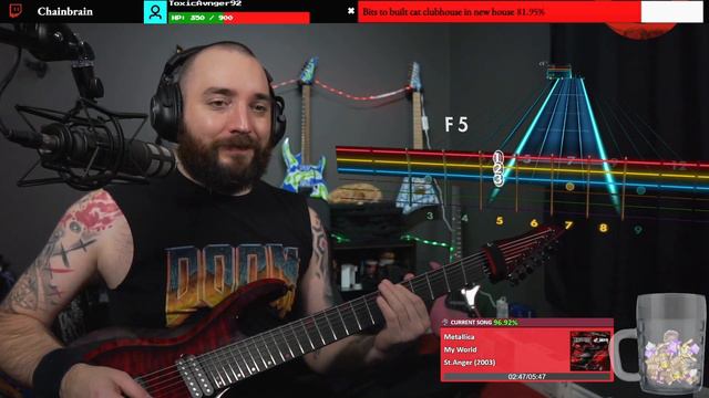 Rocksmith 2014 Metallica - My World | ST.ANGER WARNING | Rocksmith Metal Gameplay смотреть онлайн